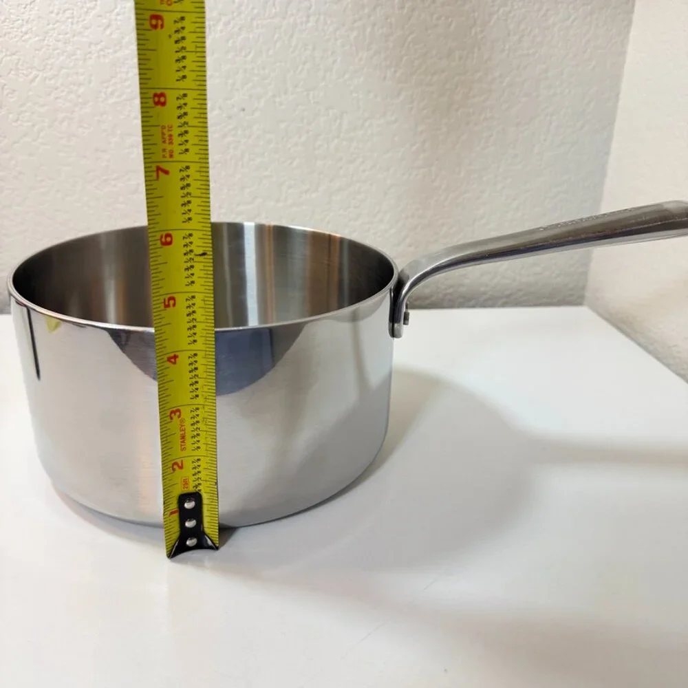 Crate & Barrel EvenCook Core 3.5 Qt. Stainless Steel Saucepan - NO Lid